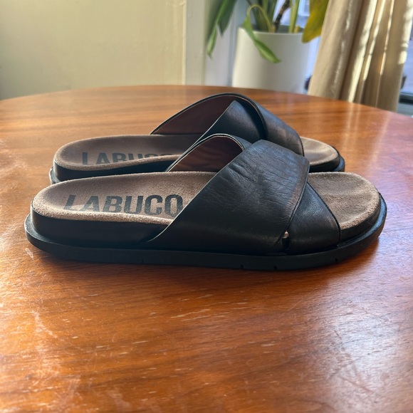 Labucq Mo Leather Slide sz. 38 - Picture 3 of 8